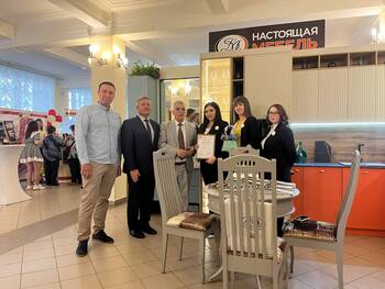 26-27 мая компания «Настоящая мебель» приняла участие в ежегодной выставке товаров и услуг егорьевских предприятий, посвященной Дню Российского Предпринимательства.